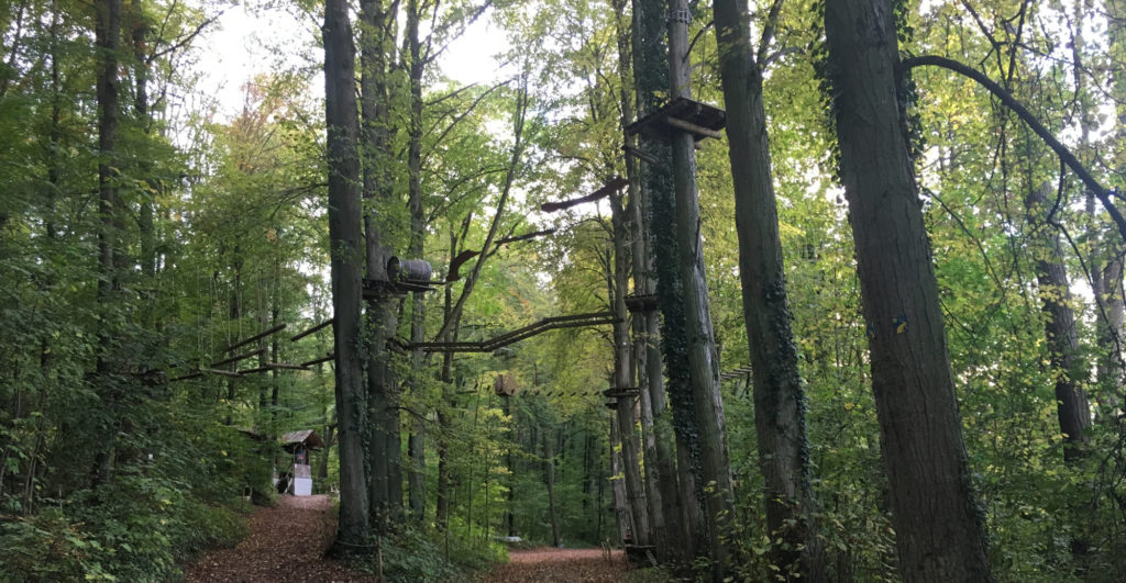 Teamevents im Klettergarten